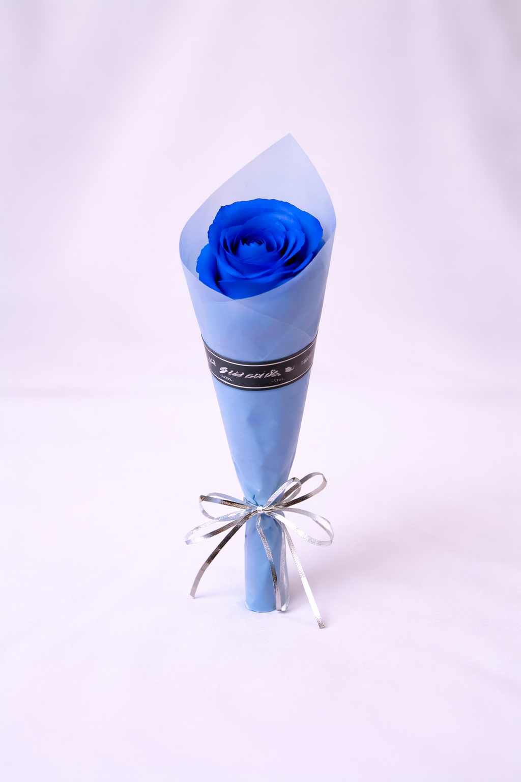 Blue Preserved Rose – Timeless Elegance