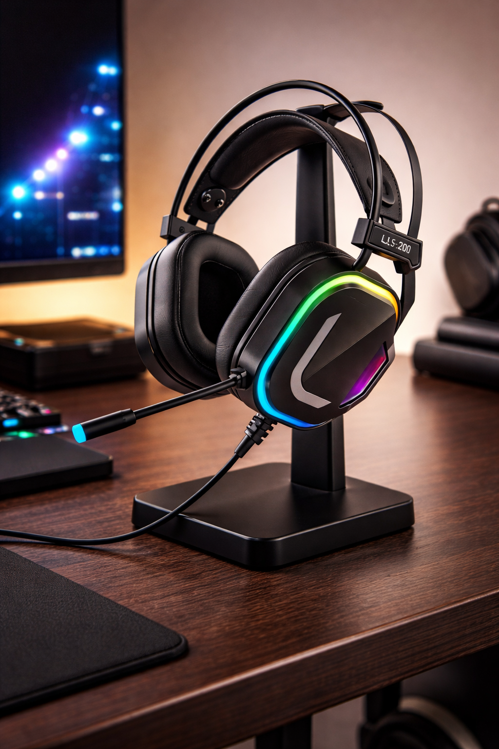 Colusi RGB Gaming Headset with Noise-Canceling Mic – Immersive Sound & Comfort