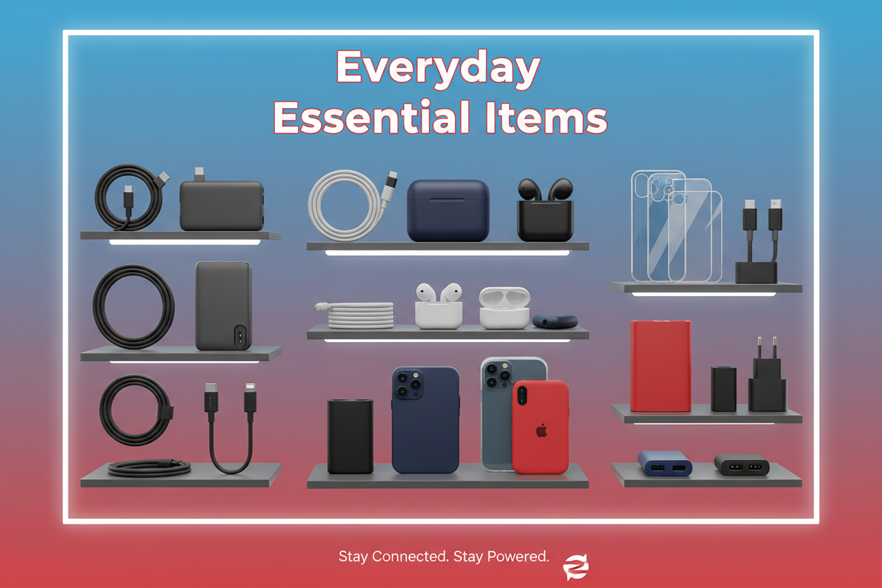 tajjba hafna flok il leptop ghamel  acceroies ta kull tip u klime bidilom al everyday essential  items 